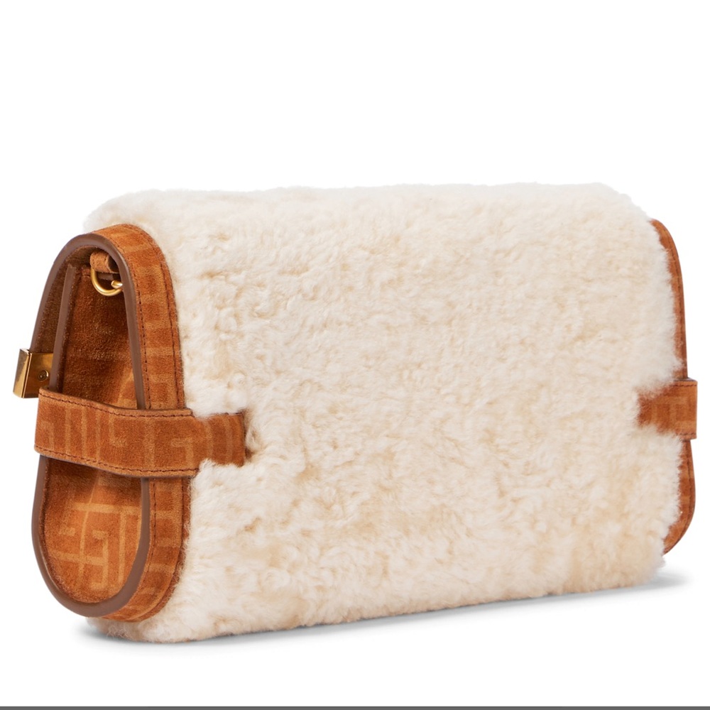 BRAND NEW SHEARLING BALMAIN PURSE - Picture 2 of 5